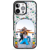 iPhone 16 Pro Max Personalised Summer Photo Frame Black Impact Phone Case + Magsafe