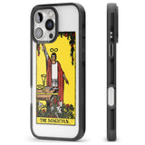 iPhone 16 Pro Max Personalised The Magician Tarot Card - Colour Black Impact Phone Case