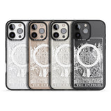 iPhone 16 Pro Max Personalised The Empress Tarot Card - White Transparent Black Impact Phone Case