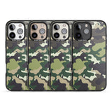 iPhone 16 Pro Max Green Camo Black Impact Phone Case