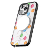 iPhone 16 Pro Max Lollipop Pattern Black Impact Phone Case