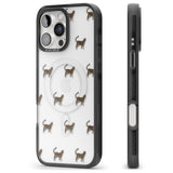 iPhone 16 Pro Max Bengal Cat Pattern Black Impact Phone Case