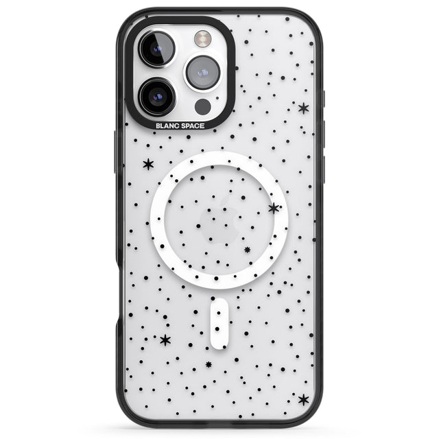 iPhone 16 Pro Max Celestial Starry Sky Black Impact Phone Case