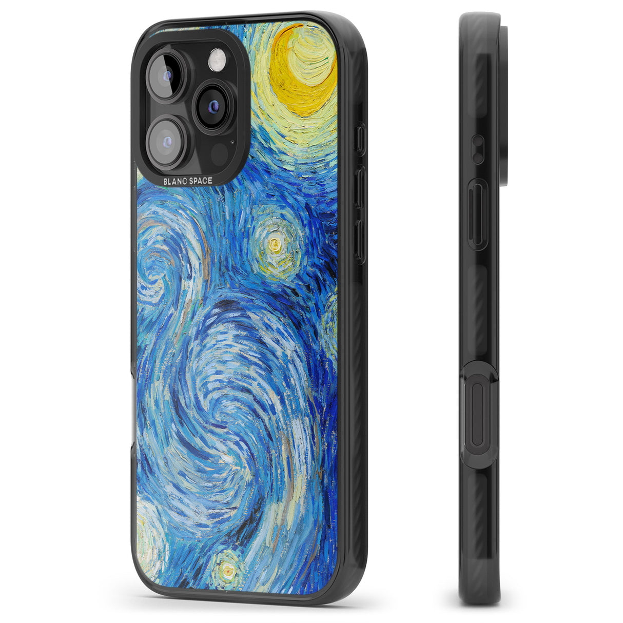 iPhone 16 Pro Max The Starry Night by Vincent Van Gogh Black Impact Phone Case