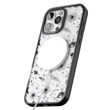 iPhone 16 Pro Max Mixed Galaxy Pattern Black Impact Phone Case