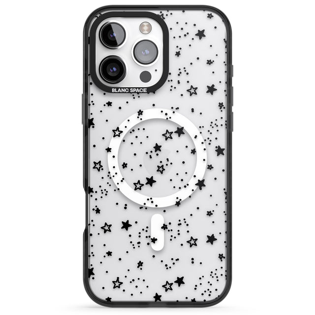 iPhone 16 Pro Max Mixed Stars Black Impact Phone Case