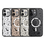 iPhone 16 Pro Max Moons & Stars Black Impact Phone Case