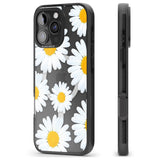 iPhone 16 Pro Max Summer Daisy Black Impact Phone Case