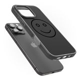 iPhone 16 Pro Max Dark Smiley Face Black Impact Phone Case