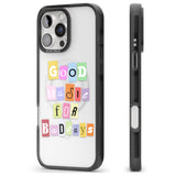 iPhone 16 Pro Max Good Music For Bad Days Black Impact Phone Case