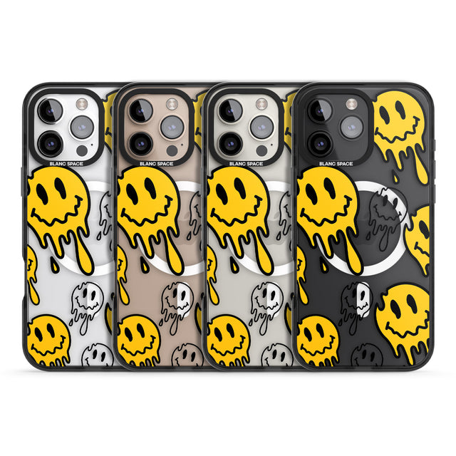 iPhone 16 Pro Max Face Melt Black Impact Phone Case