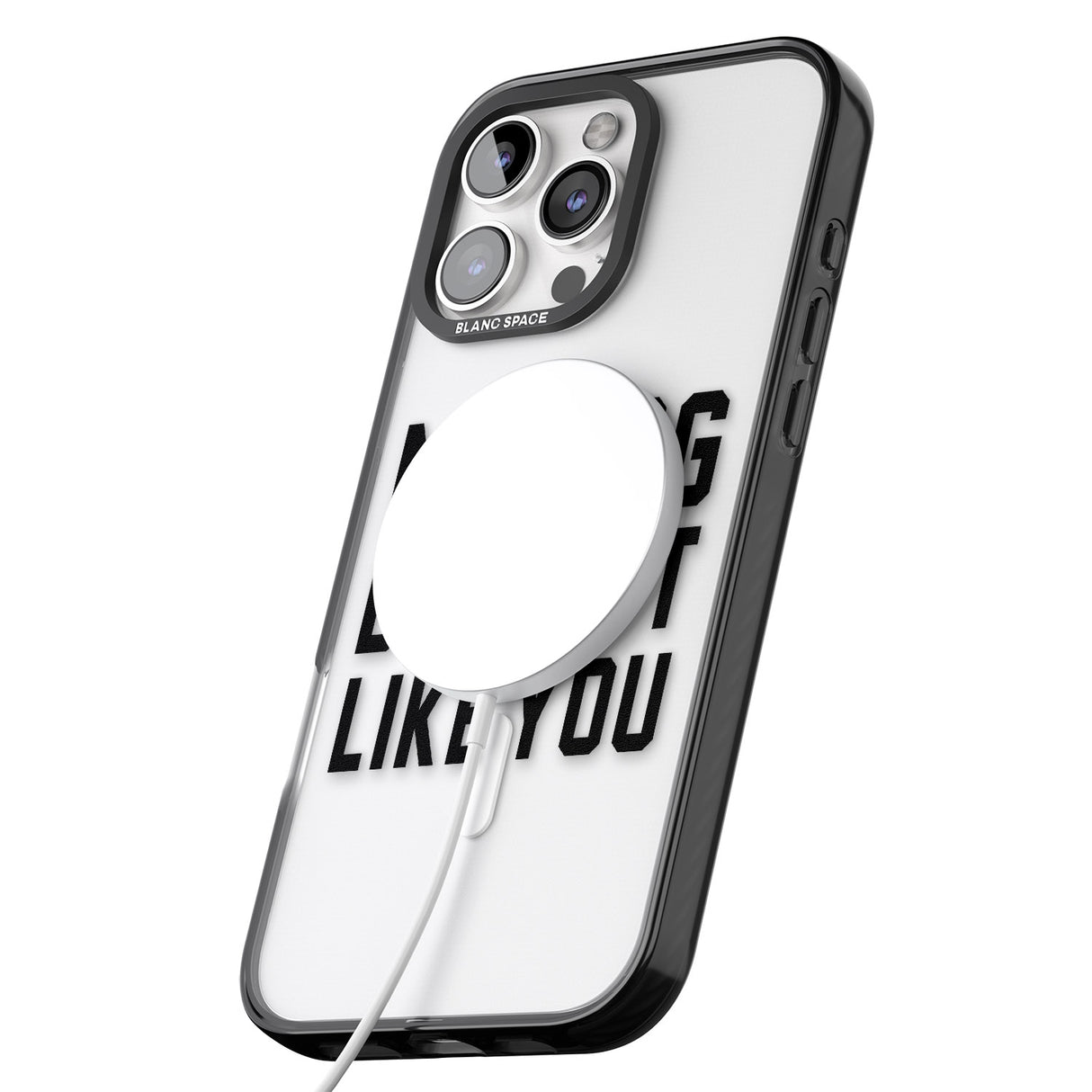 iPhone 16 Pro Max Dog Doesn't Like You Black Impact Phone Case