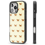 iPhone 16 Pro Max Golden Retriever Dog Pattern Black Impact Phone Case