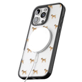 iPhone 16 Pro Max Border Terrier Dog Pattern Clear Black Impact Phone Case