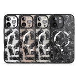 iPhone 16 Pro Max Cockapoo (Black) Watercolour Dog Pattern Black Impact Phone Case