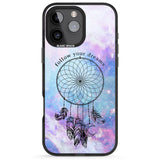 iPhone 16 Pro Max Simple Galaxy Pattern Dreamcatcher Black Impact Phone Case