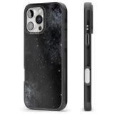 iPhone 16 Pro Max Night Sky Galaxies: Shimmering Stars Black Impact Phone Case