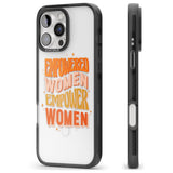 iPhone 16 Pro Max Empowered Women Black Impact Phone Case