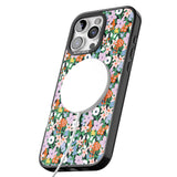 iPhone 16 Pro Max Jazzy Floral Mix: Solid Black Impact Phone Case