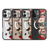 iPhone 16 Pro Max Floral Snake Black Impact Phone Case