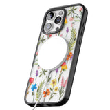 iPhone 16 Pro Max Spring Botanicals Black Impact Phone Case