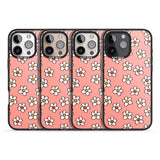 iPhone 16 Pro Max Peachy Daisy Smiles Black Impact Phone Case