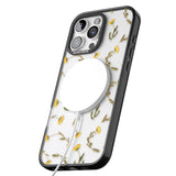 iPhone 16 Pro Max Long Stemmed Wildflowers - Dried Flower-Inspired Black Impact Phone Case