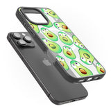 iPhone 16 Pro Max Shocked Avocados Black Impact Phone Case