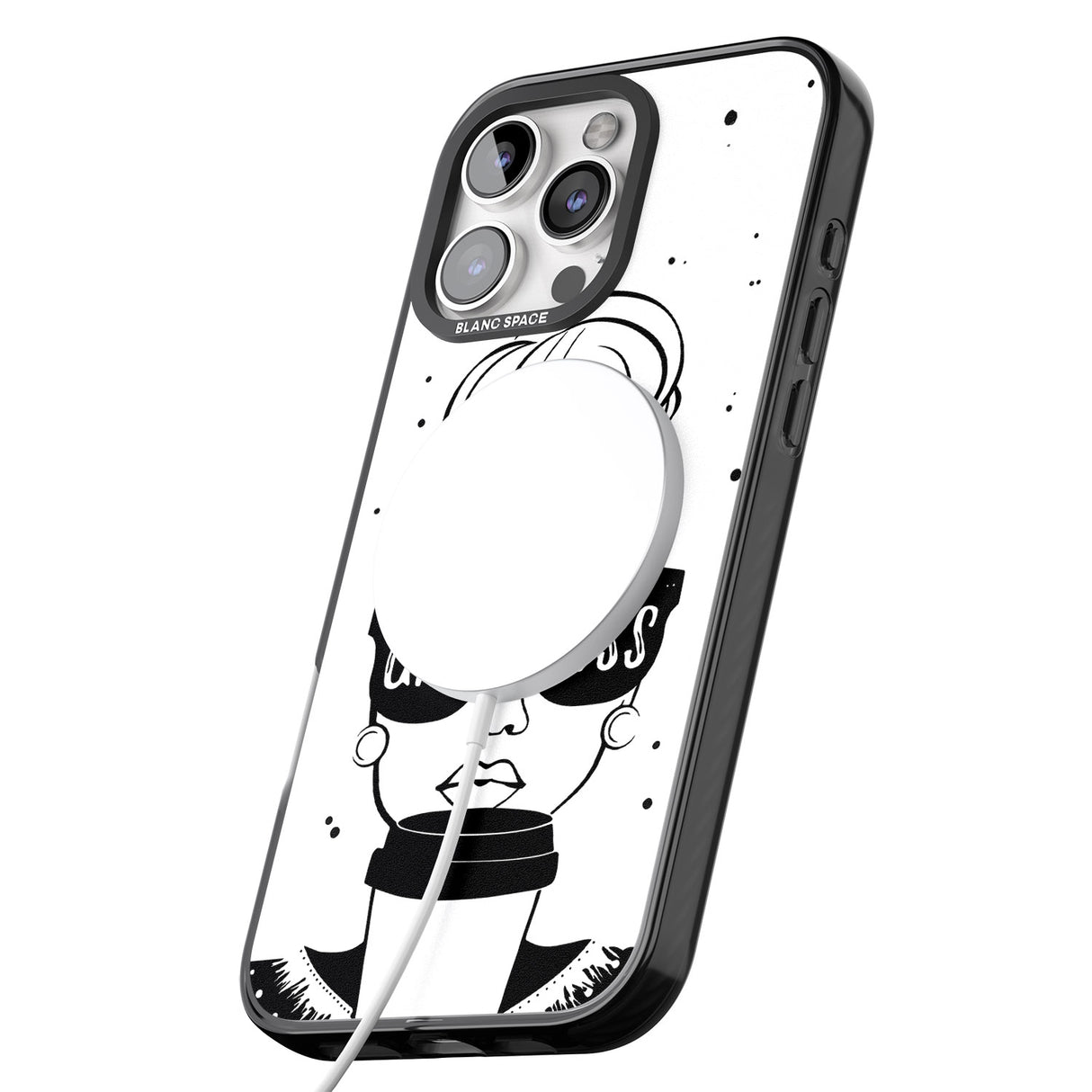 iPhone 16 Pro Max Girl Boss Black Impact Phone Case