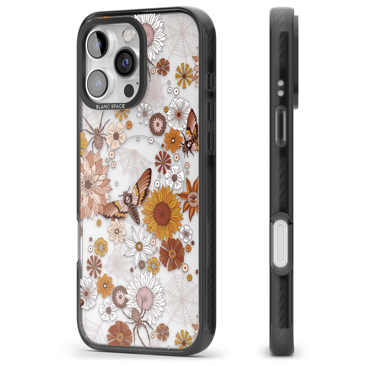 iPhone 16 Pro Max Halloween Wildlife Black Impact Phone Case