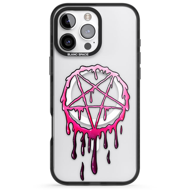 iPhone 16 Pro Max Pentagram of Blood Black Impact Phone Case