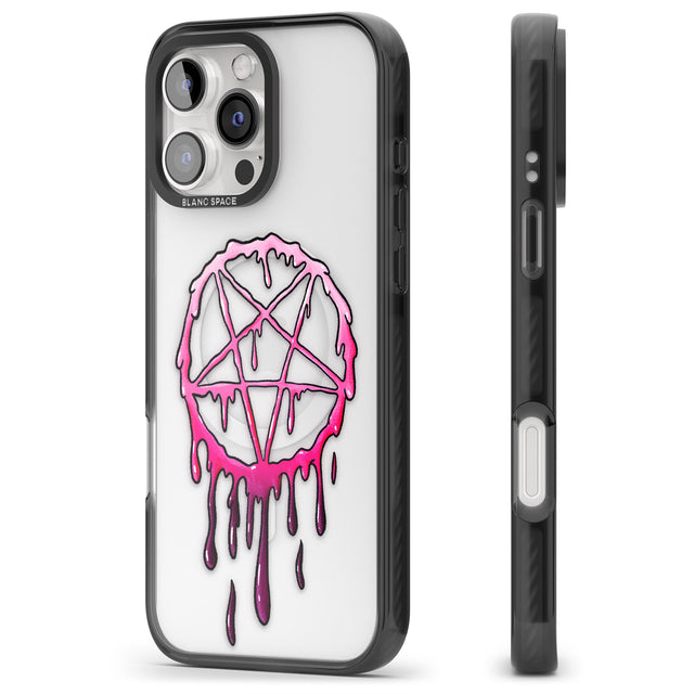 iPhone 16 Pro Max Pentagram of Blood Black Impact Phone Case