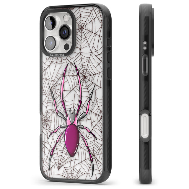 iPhone 16 Pro Max Arachnophobia Black Impact Phone Case