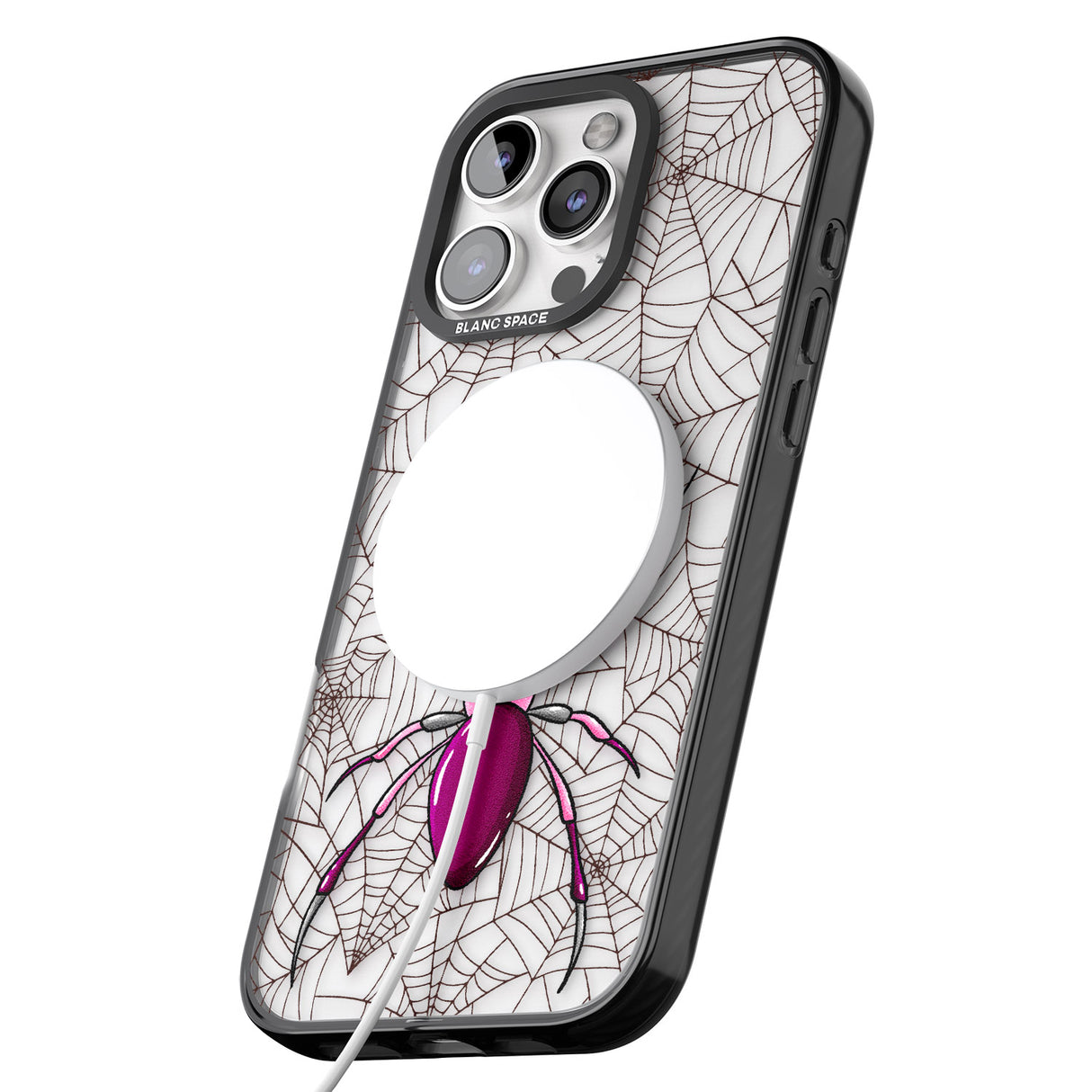 iPhone 16 Pro Max Arachnophobia Black Impact Phone Case