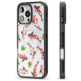 iPhone 16 Pro Max Koi Fish Japanese Watercolour Black Impact Phone Case