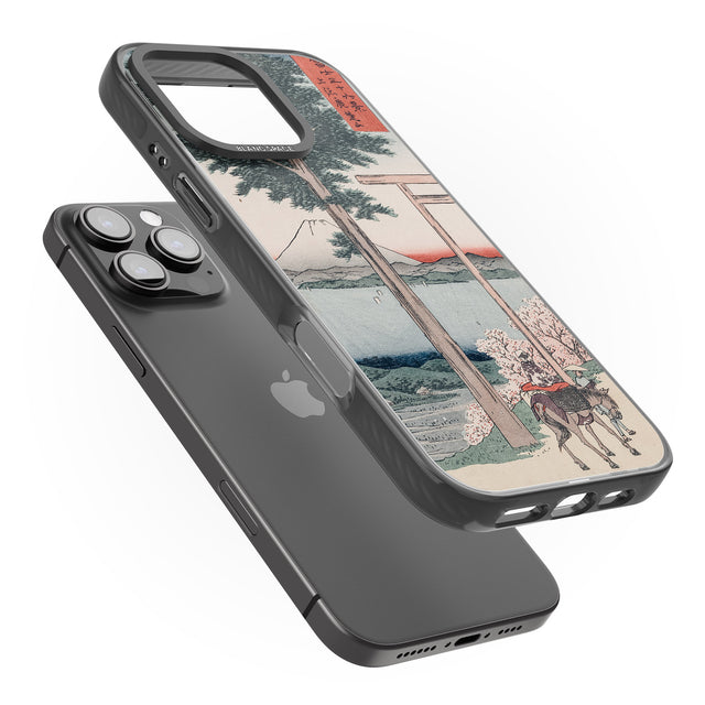 iPhone 16 Pro Max Gates to Mt. Fuji Black Impact Phone Case