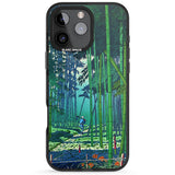 Bamboo Grove of Saga Black Impact Magsafe Phone Case for iPhone 16 Pro, iPhone 16 Pro Max