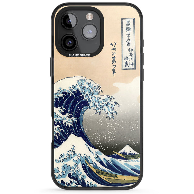 Great Wave Black Impact Magsafe Phone Case for iPhone 16 Pro, iPhone 16 Pro Max