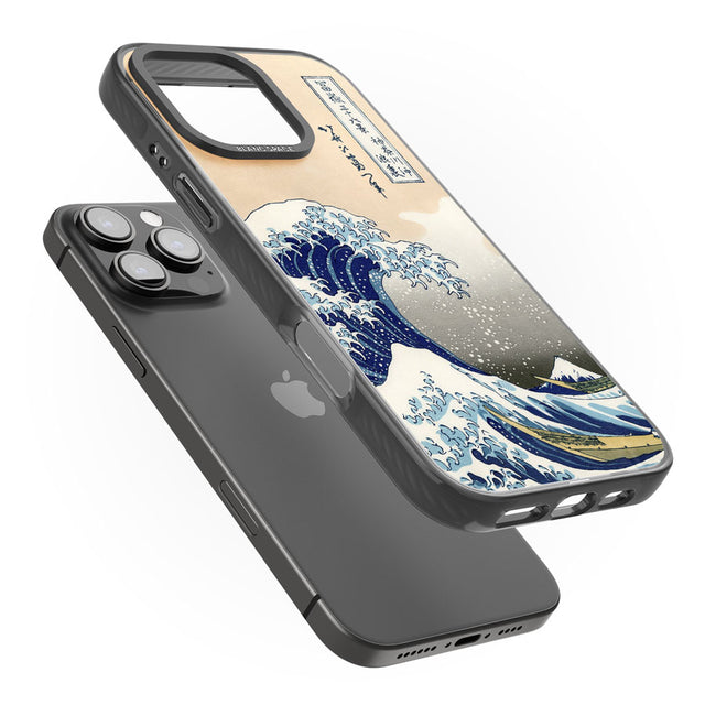 Great Wave Black Impact Magsafe Phone Case for iPhone 16 Pro, iPhone 16 Pro Max