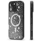 iPhone 16 Pro Max White Magic Black Impact Phone Case