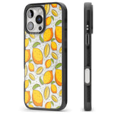 iPhone 16 Pro Max Lemon Pattern Black Impact Phone Case