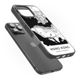 iPhone 16 Pro Max Map of Hong Kong Black Impact Phone Case