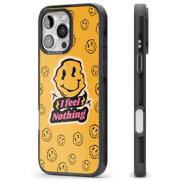 iPhone 16 Pro Max I feel nothing Black Impact Phone Case