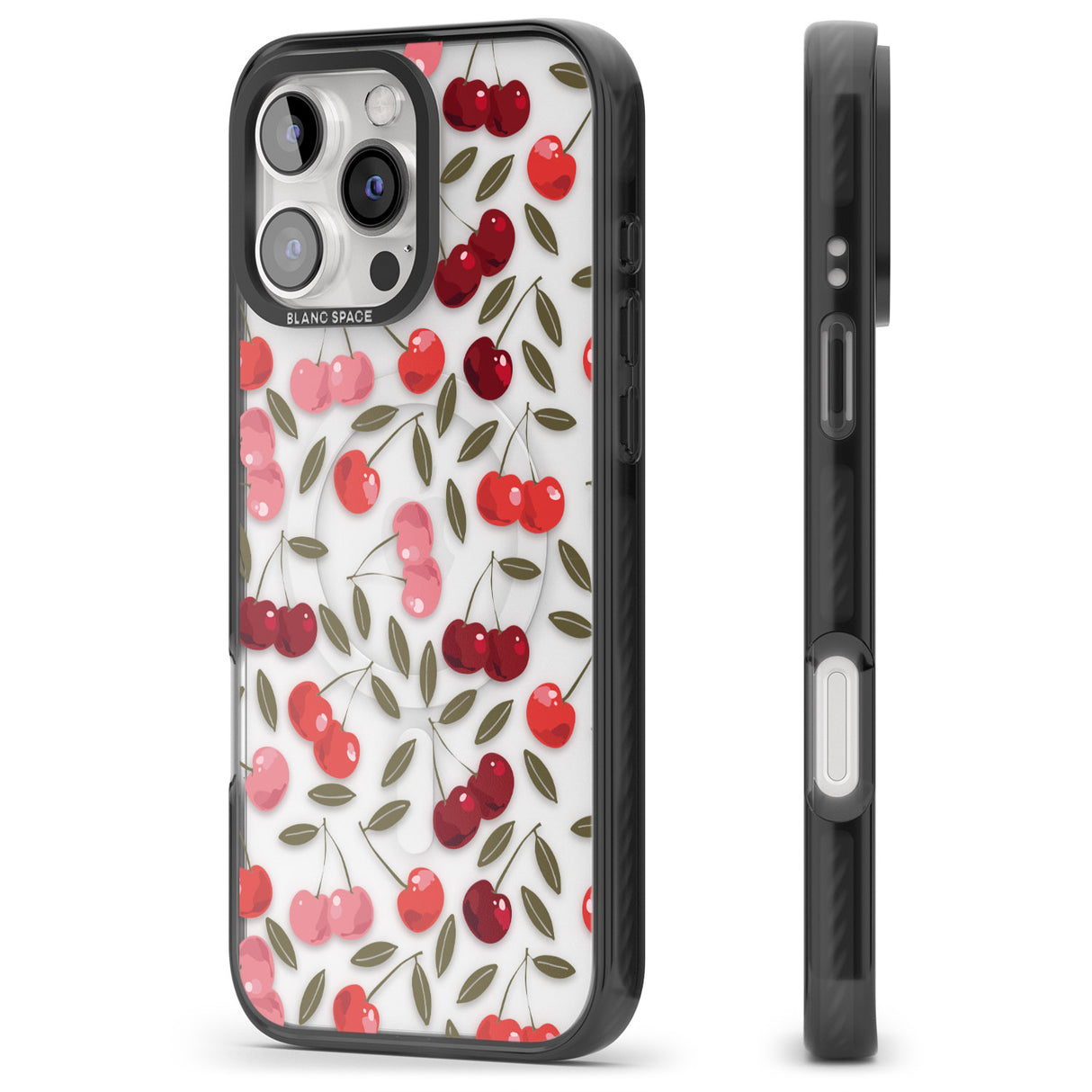 iPhone 16 Pro Max Cherry on top Black Impact Phone Case