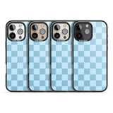 iPhone 16 Pro Max SKYBLUE CHECKERED Clear Impact Phone Case + Magsafe