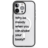 iPhone 16 Pro Max Why be moody? Black Impact Phone Case