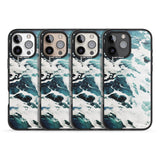 iPhone 16 Pro Max Ocean Waves Photograph Black Impact Phone Case