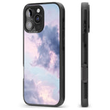 iPhone 16 Pro Max Purple Clouds Photograph Black Impact Phone Case