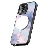 iPhone 16 Pro Max Purple Clouds Photograph Black Impact Phone Case