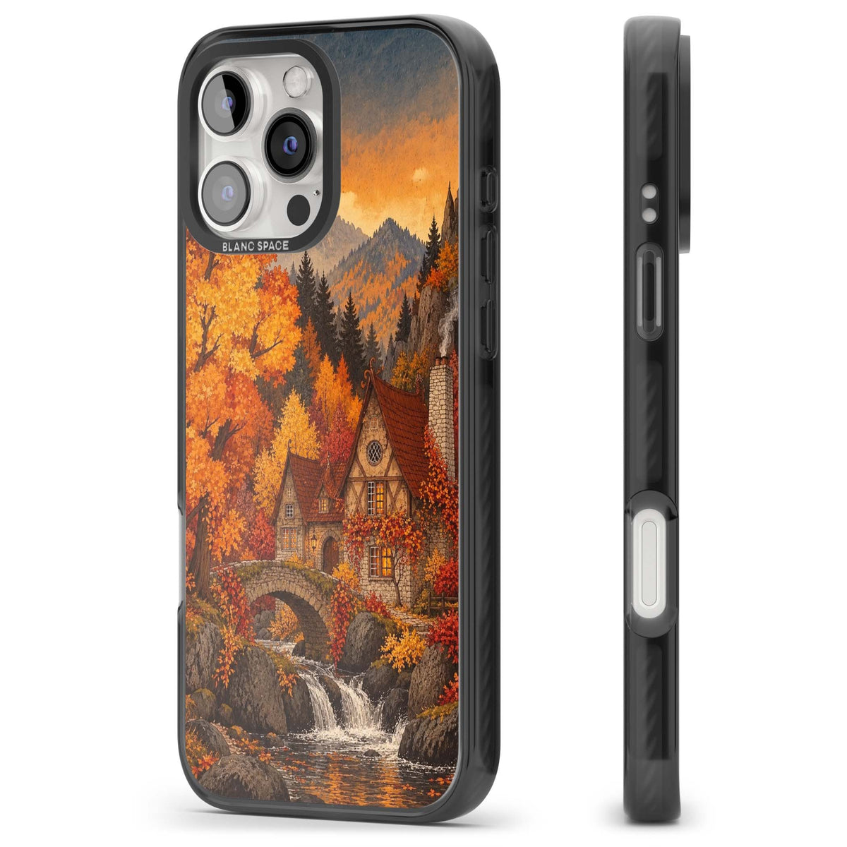 Auburn Cottage iPhone case | Black Impact Magsafe case for iPhone 16 Pro, iPhone 16 Pro Max